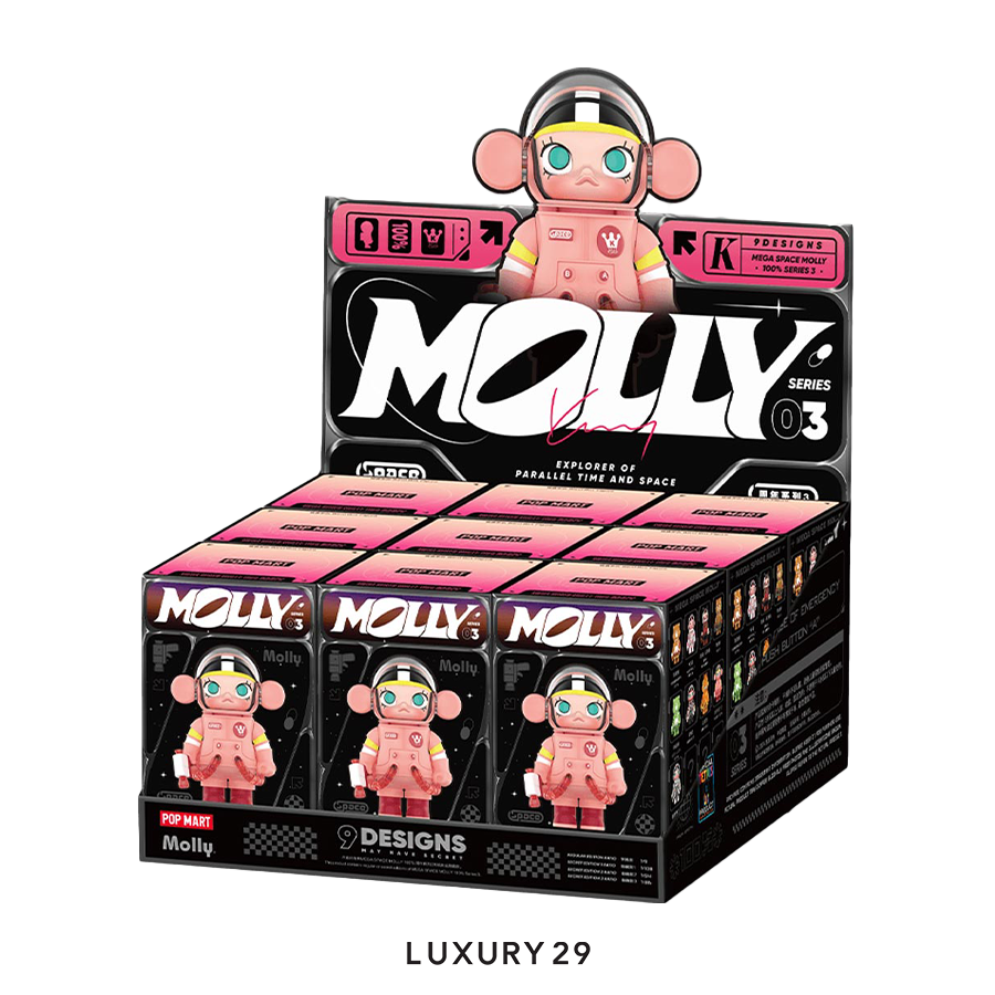 POP MART MEGA Space Molly 100% Series 3, Molly Blind Box Figures