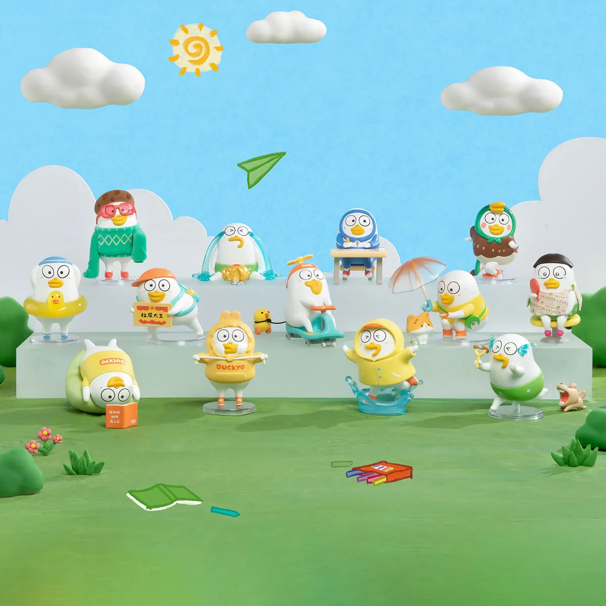 Duckyo Never Grows Up Series Figures