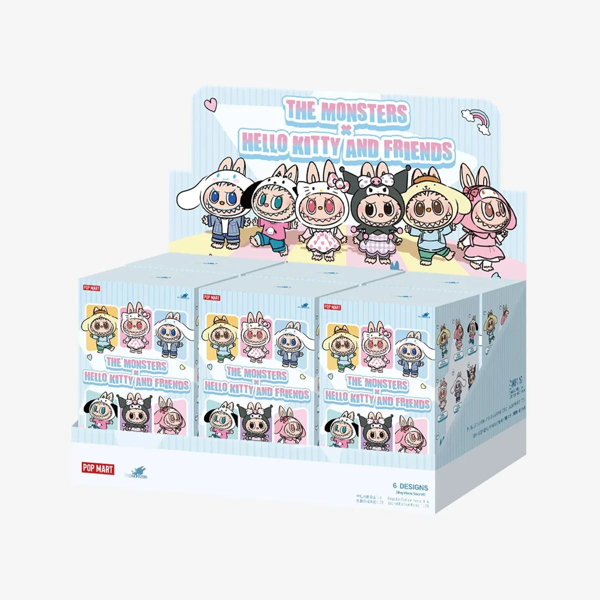 THE MONSTERS × Sanrio Characters Series-Vinyl Plush Pendant Blind Box