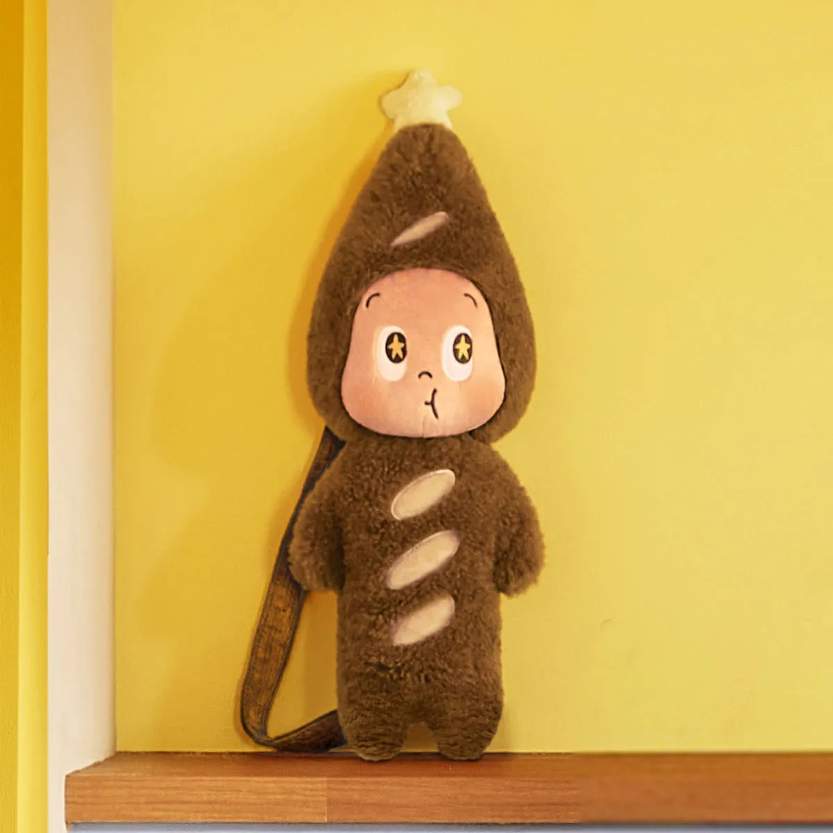 MOON GELATO Series-Plush Baguette Bag