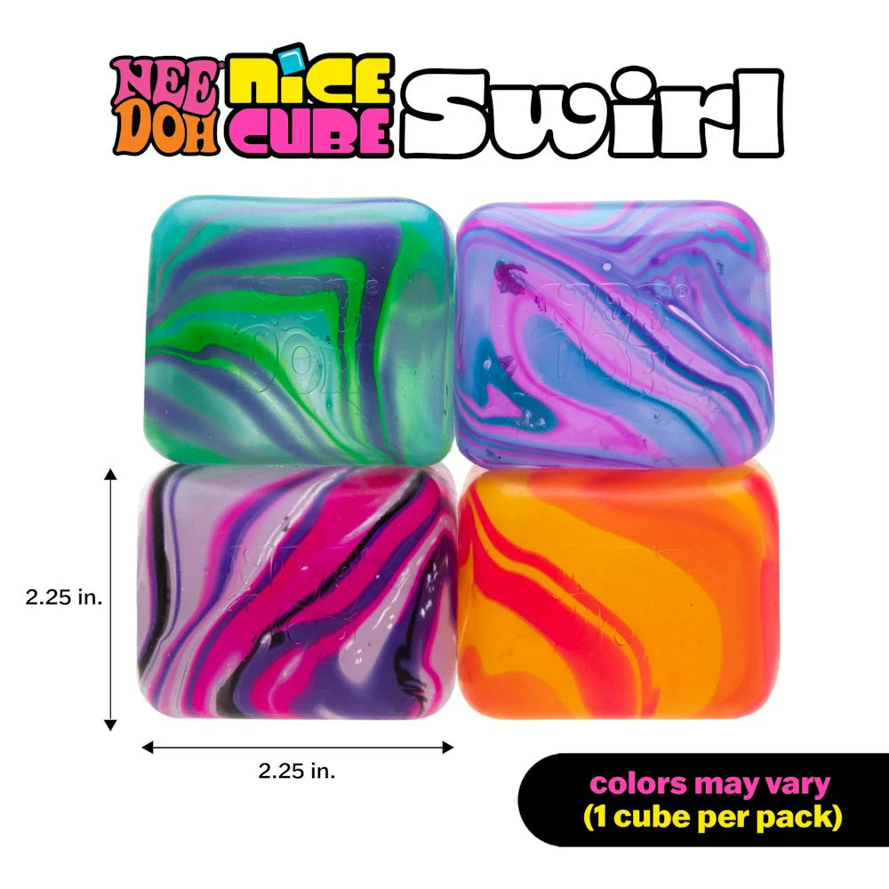 NeeDoh Nice Cube Swirl Fidget Toy