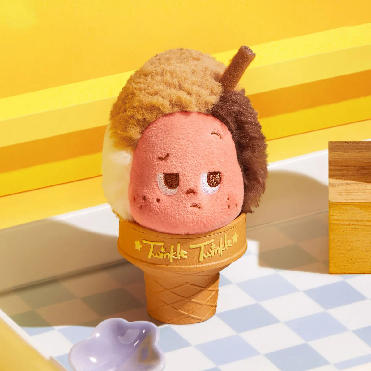MOON GELATO Series-Ice Cream Plush Pendant Blind Box