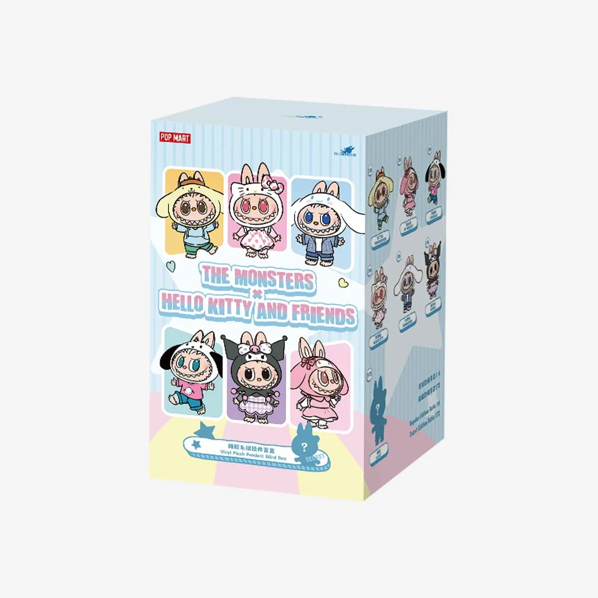 THE MONSTERS × Sanrio Characters Series-Vinyl Plush Pendant Blind Box