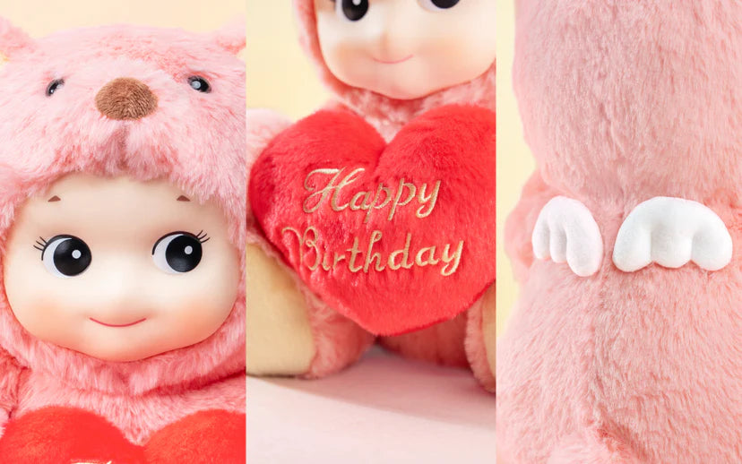 Sonny Angel Cuddly Bear Plush Pink