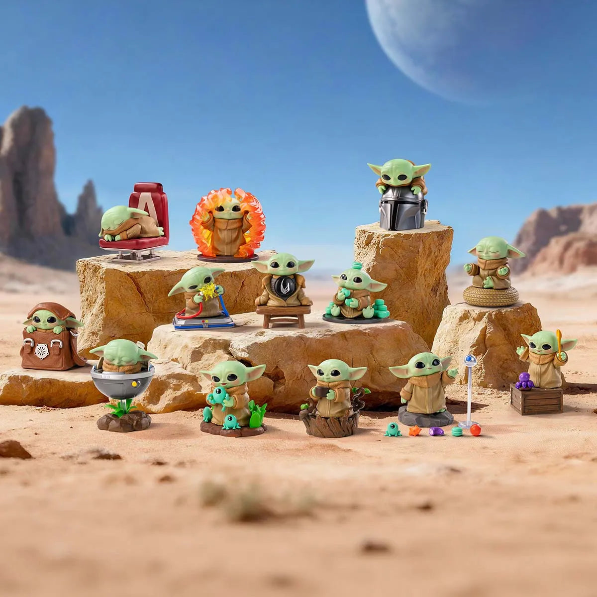 Star Wars Grogu Tiny But Mighty Series Figures