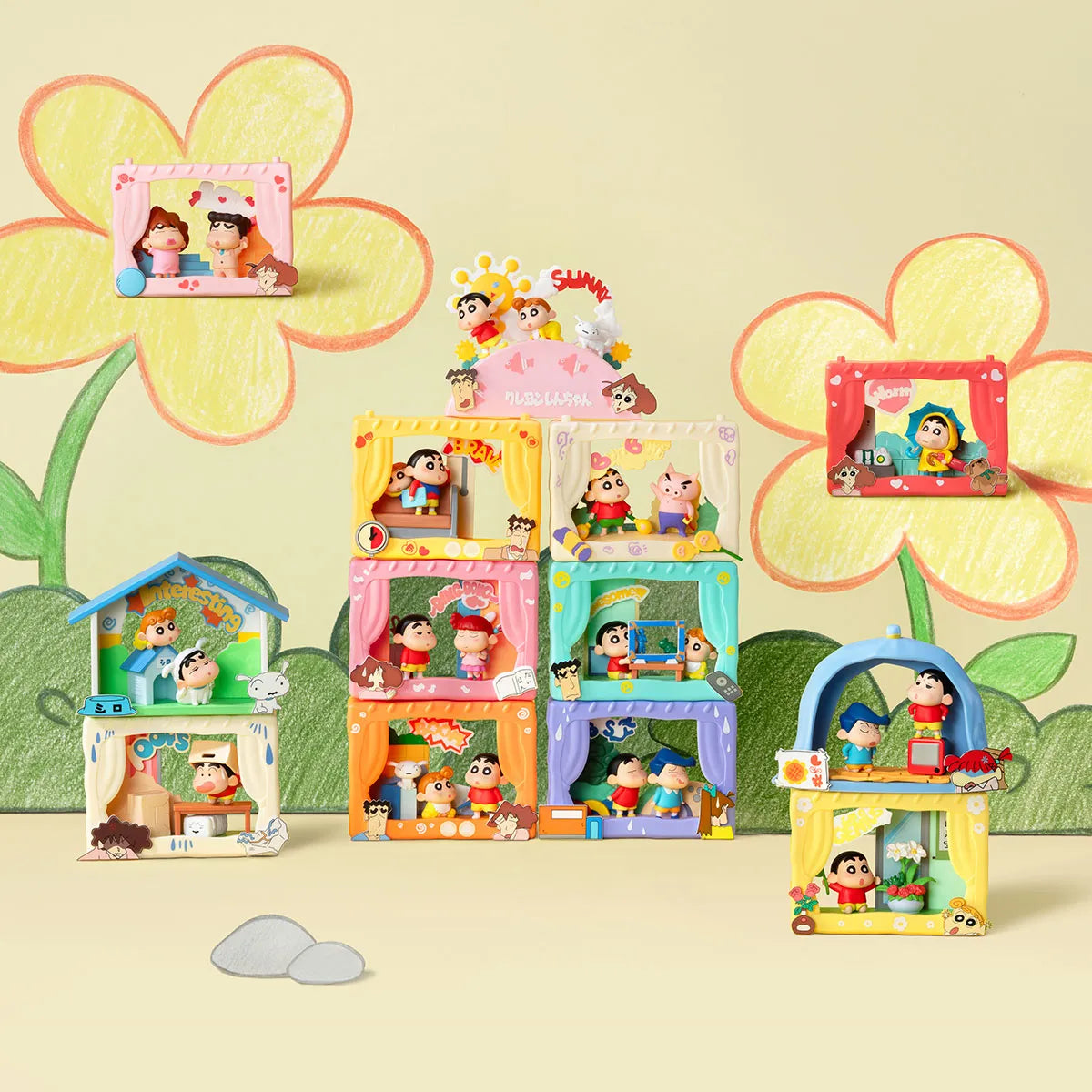 Crayon Shin-chan Inner-Child Theatre Series Figures