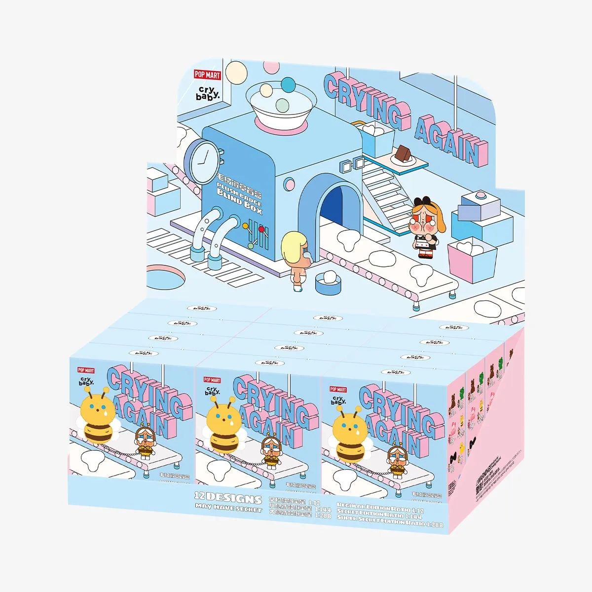 CRYBABY Crying Again Series-Plush Badge Blind Box【2-3】
