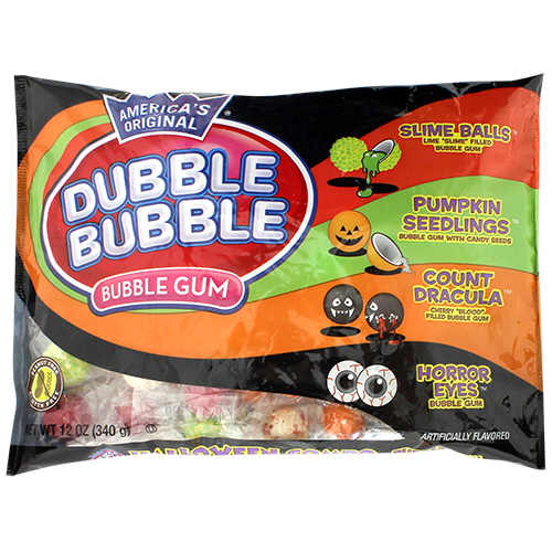 Dubble Bubble Halloween Combo Bubble Gum - 12-oz. Bag