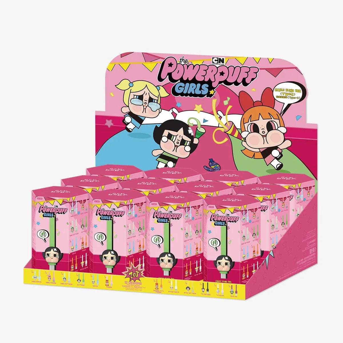 CRYBABY x Powerpuff Girls Series-Cable Blind Box (Type-C)