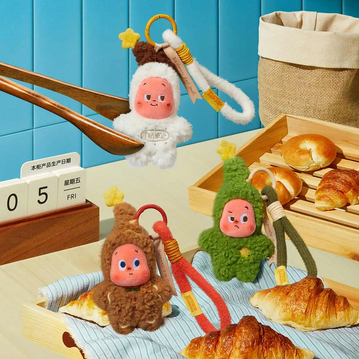 Twinkle Twinkle Savor the Moment Series-Fresh-Baked Mini Cookies Plush Pendant Blind Box