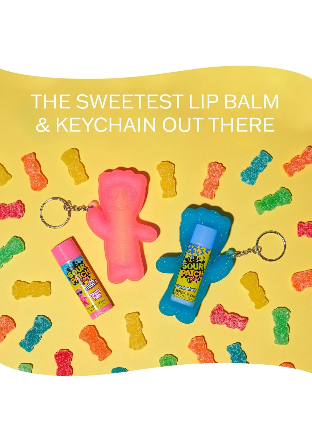 Taste Beauty Sour Patch Kids–Flavored Lip Balm and Keychain Holder