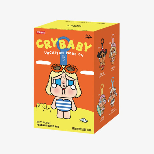 CRYBABY Vacation Mode On Series-Vinyl Plush Pendant Blind Box