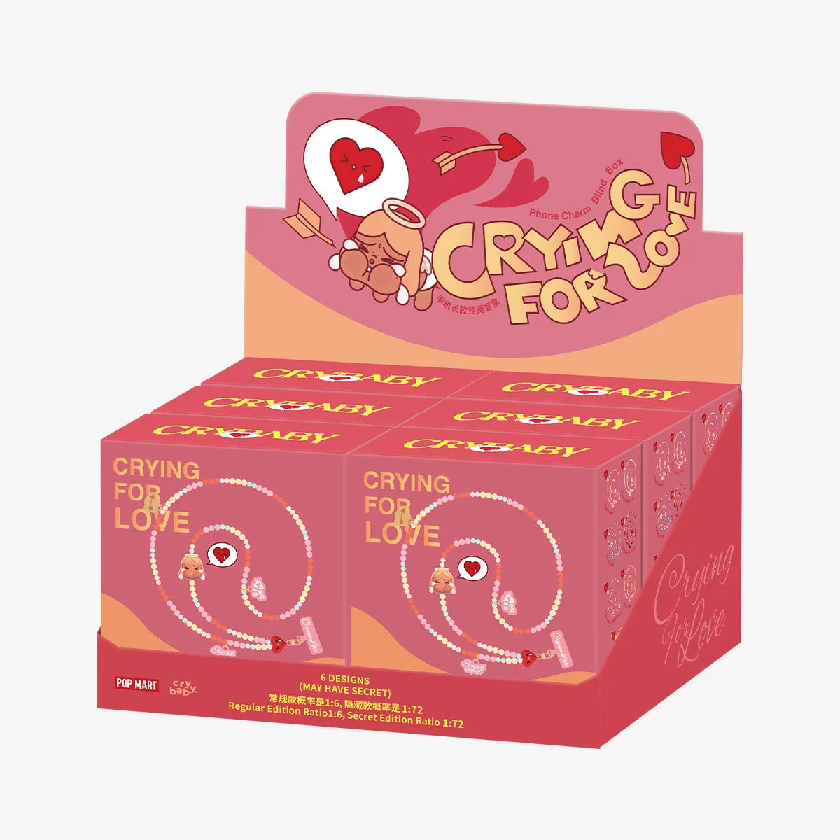 CRYBABY Crying For Love Series-Phone Charm Blind Box