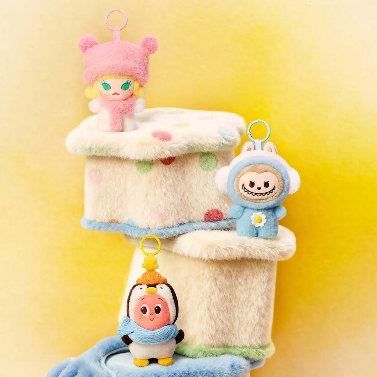 POP BEAN Fluffy & Cozy Series-Plush Pendant Blind Box