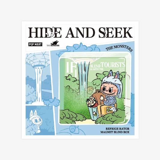 LABUBU HIDE AND SEEK IN SINGAPORE SERIES-Fridge Magnet Blind Box