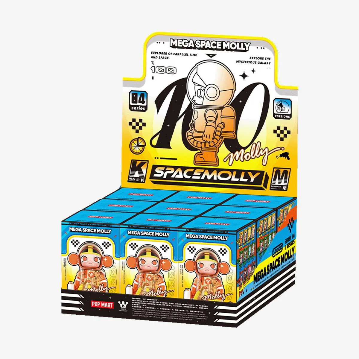 Space Molly 💯 Series4 , Molly Blind Box Figures