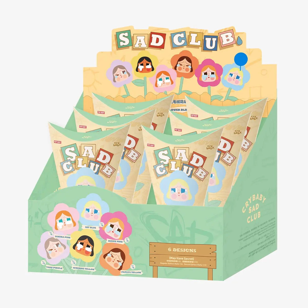 CRYBABY Sad Club Series-Plush Flower Blind Box