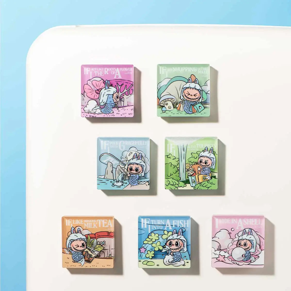 LABUBU HIDE AND SEEK IN SINGAPORE SERIES-Fridge Magnet Blind Box
