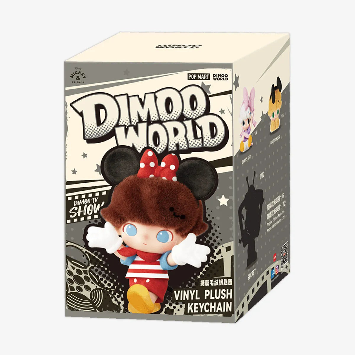 DIMOO WORLD × DISNEY Series-Vinyl Plush Keychain Blind Box