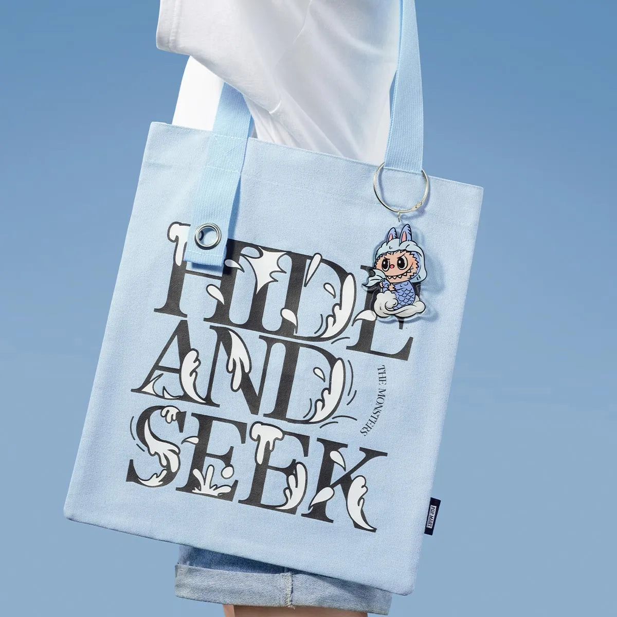 LABUBU HIDE AND SEEK IN SINGAPORE SERIES-Canvas Bag